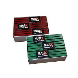 MARX CARPENTERS PENCILS HARD - GREEN - 72 PER BOX