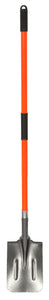CYCLONE LONG HANDLE POST HOLE SHOVEL - TEMPERED STEEL - HICKORY HANDLE