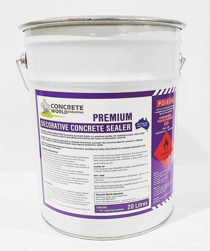 CWI Premium Decorative Concrete Sealer 20 Litres