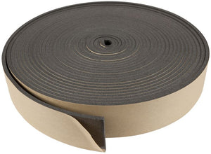 150mm Flexi Expansion Foam (AFX150) Joint Filler Rolls with Adhesive (STICKY) 10mm x 25m with Zip 150mm